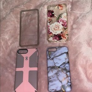 4 iPhone 7 Plus and 8plus cases!